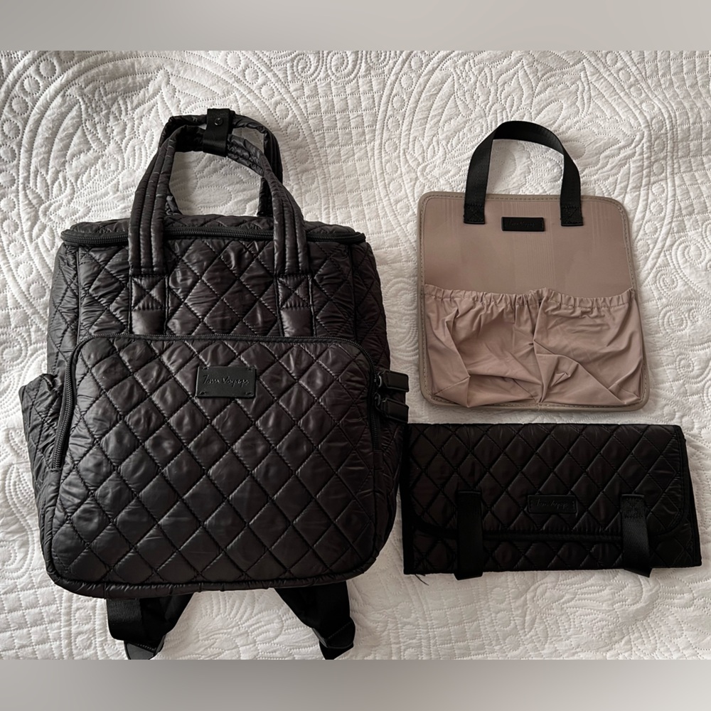 7 A.M Enfant Quilted London Diaper Backpack